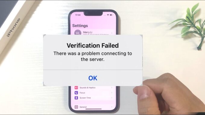 Apple ID server connection