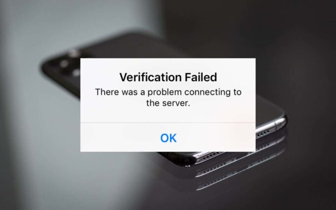 Errors with The Apple ID Server Connection